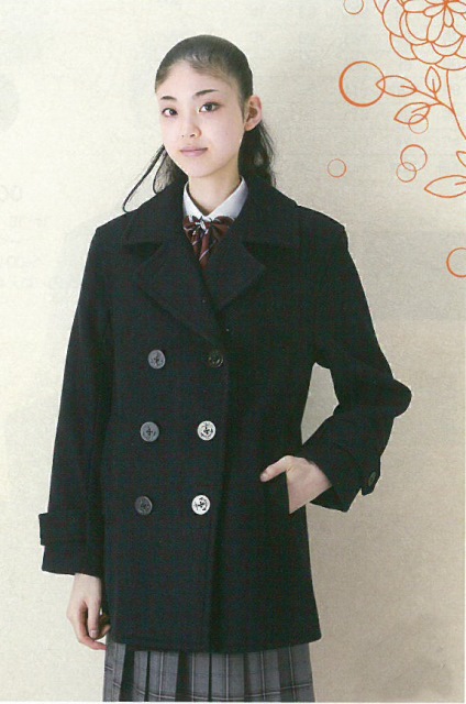 価格見直し ポロコート 未使用 紺 西大和学園 ジャケット/アウター 